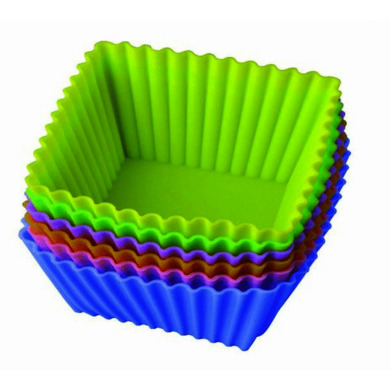 Набор форм д/выпечки "Тарталетки квадратные" Silicone 6 предметов 7х3,5 см 