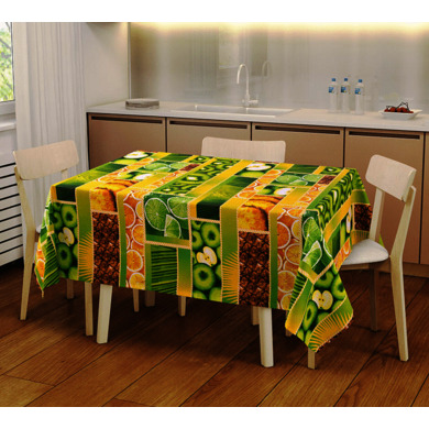 Набор для кухни Текс-Дизайн "Тропический остров №1" (скатерть 120х145 см + 2 полотенца 47х70 см)