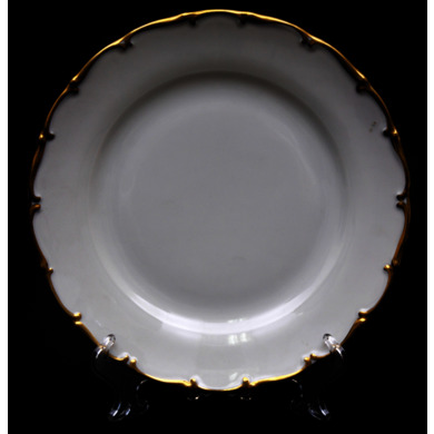 Набор тарелок "Анжелика Отводка золото АГ 841" 17 см. 6 шт.  