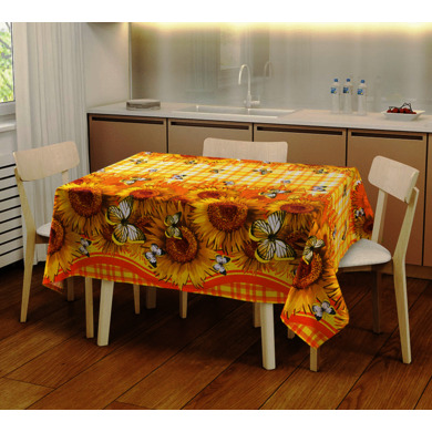 Набор для кухни Текс-Дизайн "Кубаночка №2" (скатерть 145х150 см + 2 полотенца 47х70 см)