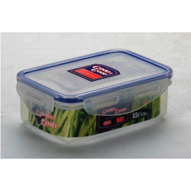 Пластиковый контейнер для продуктов с зажимом 02-1 - 0.5 л