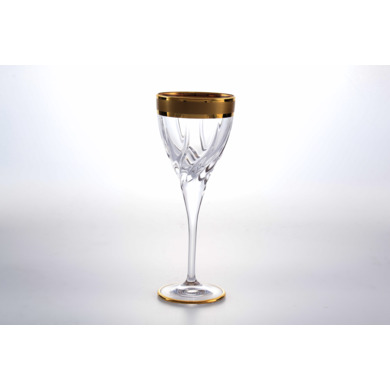 Набор бокалов для вина "Trix Gold Line RCR" 180 мл 6 шт