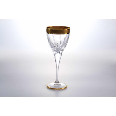 Набор бокалов для вина "Trix Gold Line RCR" 180 мл 6 шт 