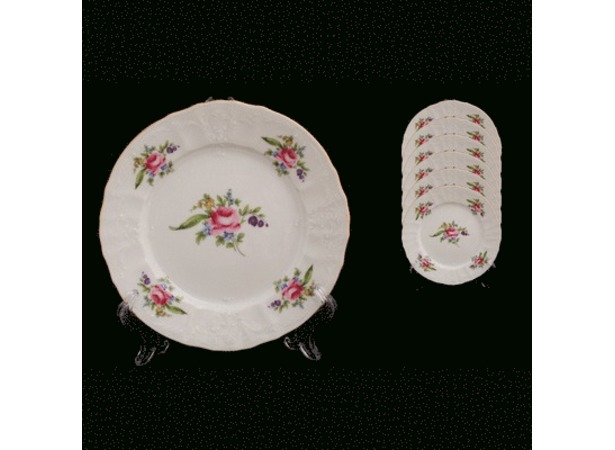 Набор тарелок Бернадот Полевой цветок 17 см 6 шт