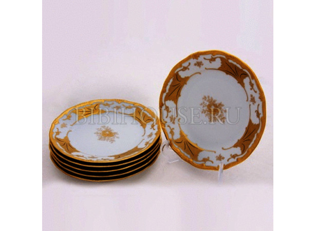Набор тарелок Кленовый лист белый 408 24 см 6 шт