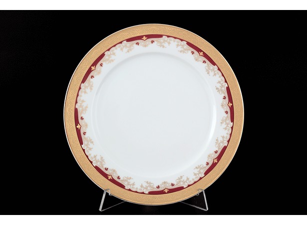 Набор тарелок Кристина Красная лилия 21 см 6 шт