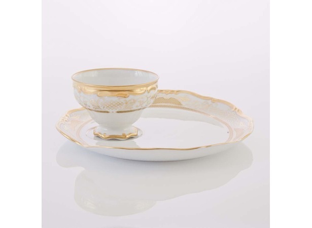 Набор для чая Эгоист симфония золотая 427 (чашка 210 мл + блюдо)