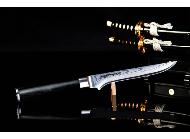 Нож кухонный Samura Damascus поварской обвалочный 150мм