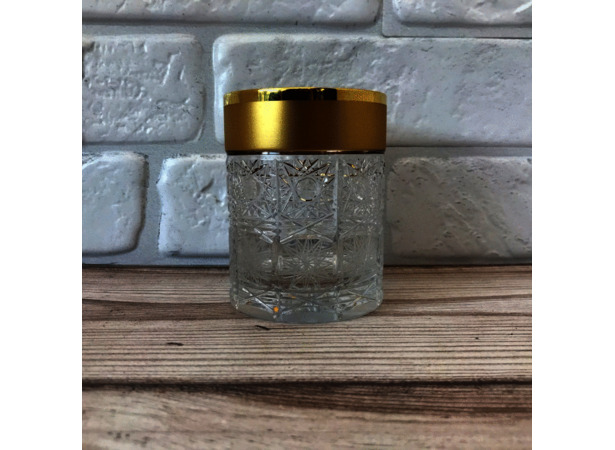 Набор стаканов Снежинка с золотом 330 мл 6 шт