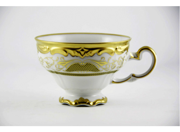 Набор чашек для чая Симфония золотая 427 210 мл 6 шт