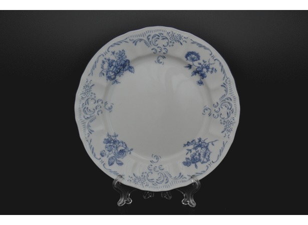 Набор тарелок Бернадотт Синие розы 24074 17 см 6 шт