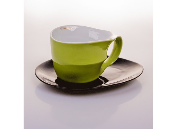 Набор для чая Colani (чашка 450 мл + блюдце) зеленый