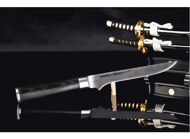 Нож кухонный Samura Mo-V G-10 обвалочный 150 мм