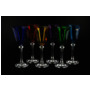 Набор бокалов для вина Александра Цветные 185 мл 6 шт