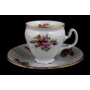 Набор кофейных пар Бернадотт Полевой цветок (чашка 90 мл + блюдце) на 6 персон 12 предметов