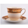 Набор чайных пар Империя Черный Золото (чашка 220 мл + блюдце) на 6 персон