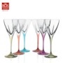 Набор бокалов для вина Fusion Color RCR 210 мл 6 шт