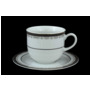 Набор чайных пар Опал Платиновая лента (чашка 270 мл + блюдце) на 6 персон 12 предметов