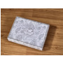 Комплект постельного белья Cleo Бежево-серый с растительным орнаментом сатин евро макси