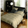 Комплект постельного белья SRosete Однотонный (серый) сатин двуспальный евро