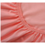 Простыня трикотажная на резинке Текс-Дизайн 120х200х20 см (розовая)