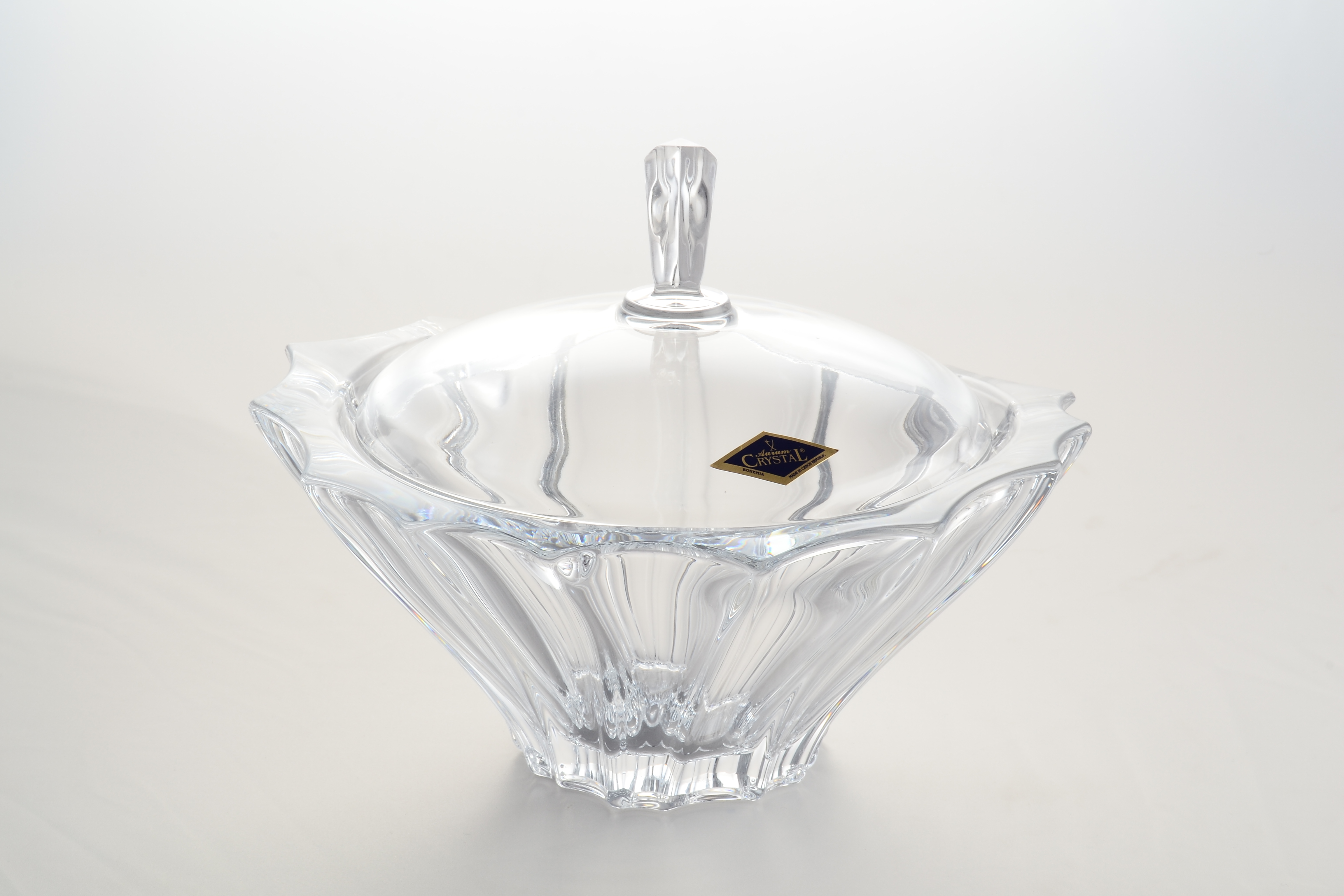 Конфетница Lefard muza Crystal, 12x12x4 см, с крышкой