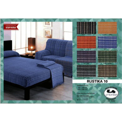 Покрывало-плед Umbritex Rustica 10 blue 230х260 см