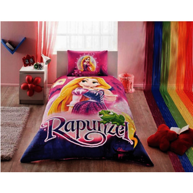 Комплект детского постельного белья Tac Rapunzel ранфорс, 1,5 сп.