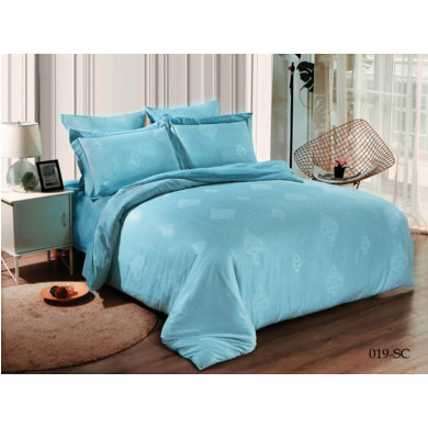 Комплект постельного белья Cleo Soft Cotton (голубой), двуспальный