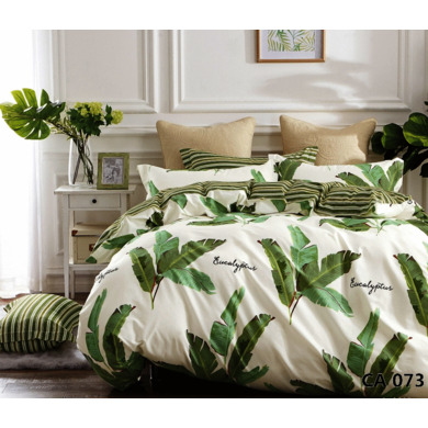 Комплект постельного белья Альвитек "Eucalyptus" сатин, двуспальный евро