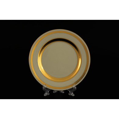 Набор тарелок "Constanza Cream 9321 Gold" 17 см. 6 шт.