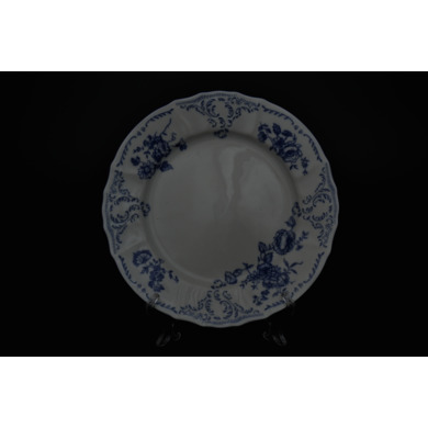 Набор тарелок "Бернадотт Синие розы 24074" 25 см. 6 шт.