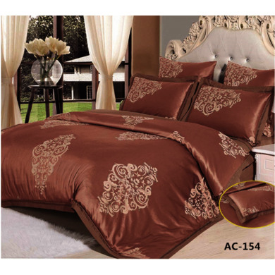 Комплект постельного белья "Arlet AC-154" жаккардовый шелк, двуспальный