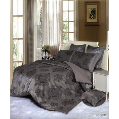 Комплект постельного белья "Arlet AS-029" жаккардовый шелк, двуспальный евро