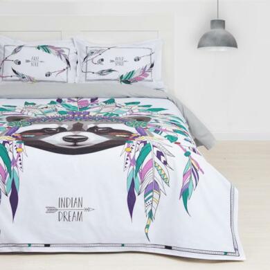 Комплект постельного белья Этель Indian style ранфорс, двуспальный евро