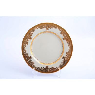 Набор тарелок "Cream Gold 9077" 27 см 6 шт
