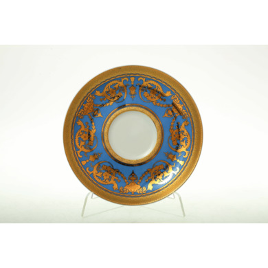 Набор блюдец "Constanza Imperial Blue Gold" 6 шт