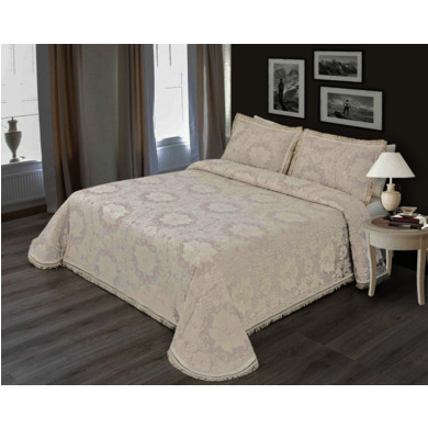 Покрывало AF Texteis Venice ecru/light linen 240х260 см