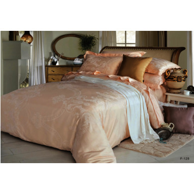 Комплект постельного белья "Сайлид F-128" сатин-жаккард, двуспальный