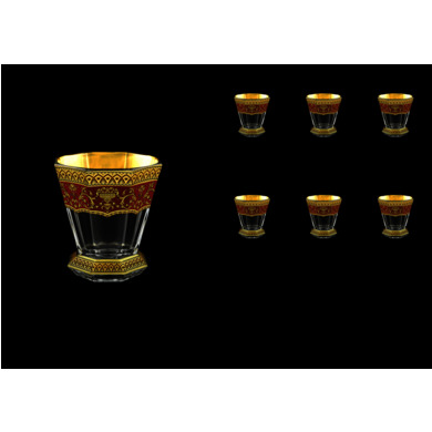 Набор стаканов "Astra Gold" (красные) 310 мл 6 шт