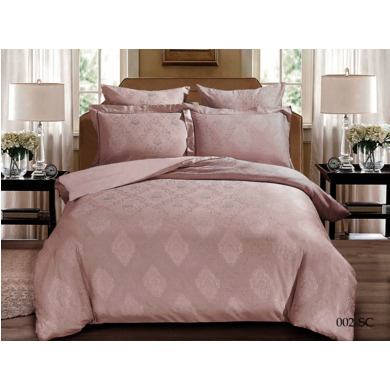 Комплект постельного белья Cleo Soft Cotton Эльзас (светло-розовый), сем.