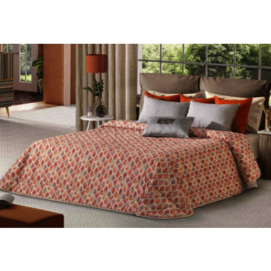 Покрывало Leiper Voltaire telha 250x270 см + 2 подушки 40х60 см