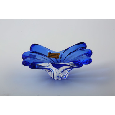 Ваза для конфет "Egermann 5092Е" (синяя) 13 см