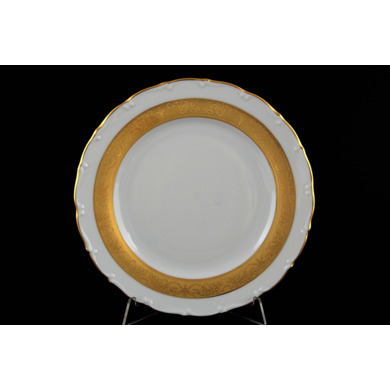 Набор тарелок "Мария Луиза Матовая полоса" 21 см. 6 шт.