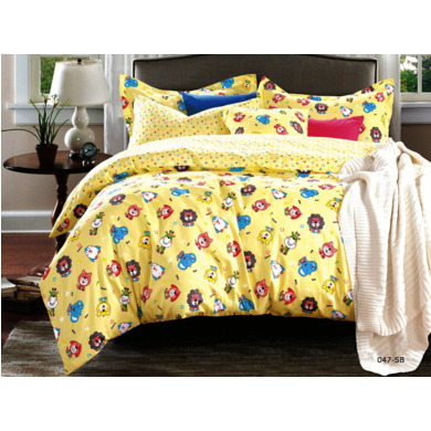 Комплект постельного белья Cleo Малышата (желтый) сатин, детский