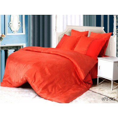 Комплект постельного белья Cleo Моника сатин-жаккард, двуспальный евро