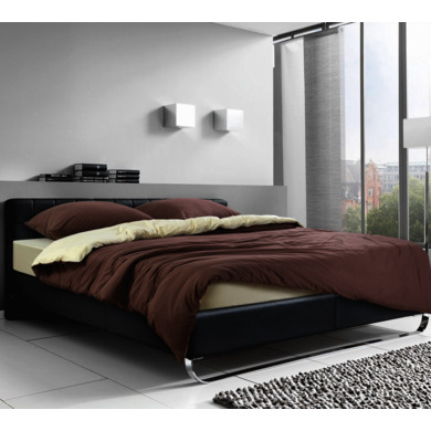 Комплект постельного белья Текс-Дизайн "Кофейный крем" трикотаж, двуспальный