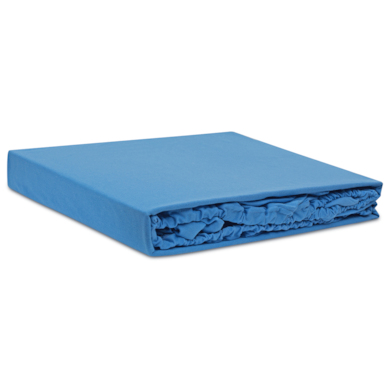 Простыня джерси на резинке Bolero 180х200 см (синяя)