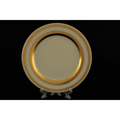 Набор тарелок "Constanza Cream 9321 Gold" 20 см. 6 шт.