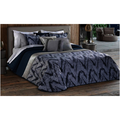 Покрывало Leiper Hugo azul 250x270 см + 2 подушки 40х60 см